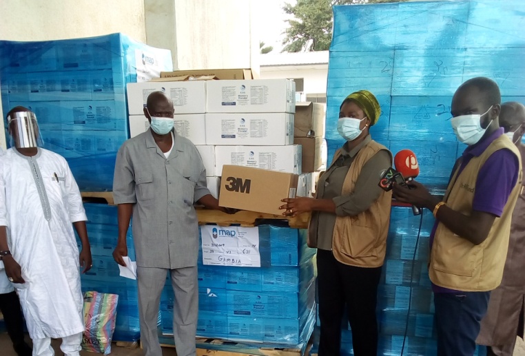 Childfund gives 40-foot container of medical supplies to MoH