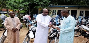CPCU hands over 50 motorcycles to Agric Department