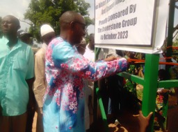 CRR Governor inaugurates 2 boreholes in Sami District
