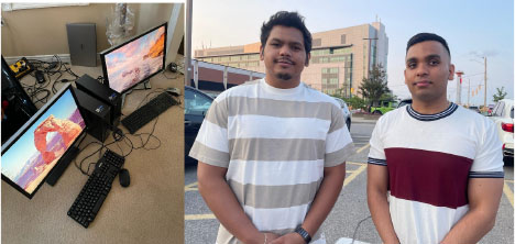 Canadian brothers give 15 computers to Banni Basic Cycle