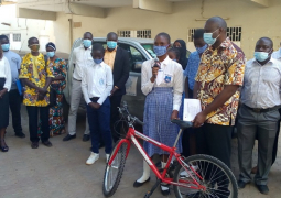Caritas Gambia distributes bicycles