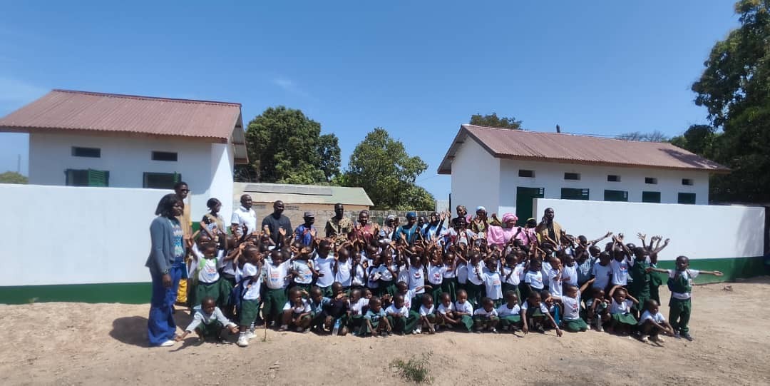 Caritas-Gambia presents modern toilet facility, borehole to Kanilai Early Childhood Development Center