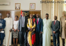 Chief Justice Jallow presides 