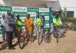 Child Fund donated 500 bikes
