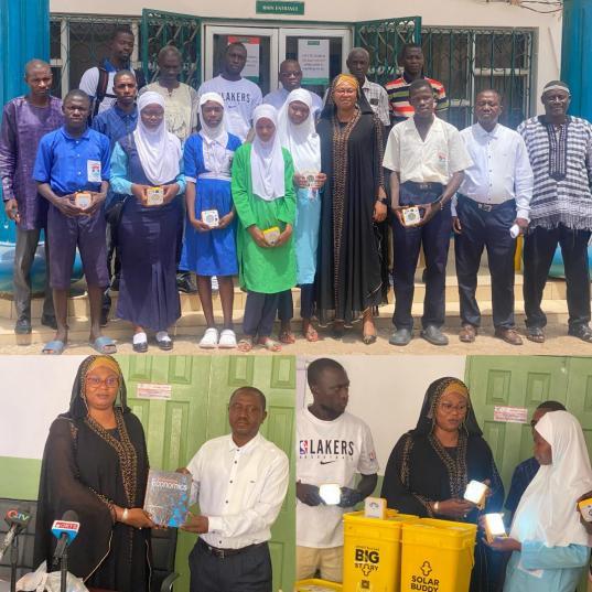 ChildFund Gambia donates textbooks, solar lights to schools