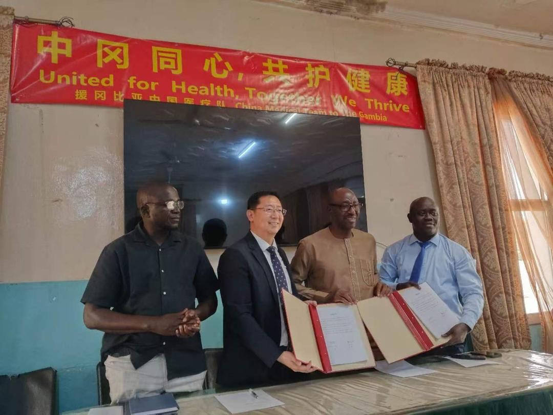 China reaffirms health Partnership with Gambia at Bansang outreach
