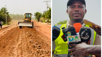 Decades of waiting end as work begins on 20.5km Choya-Dankunku Road