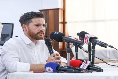 Coach Mckinstry briefs media today prior to Gambia, Kenya clash