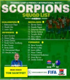 Scorpions coach Saintfiet calls 25 players for Dubai training camp