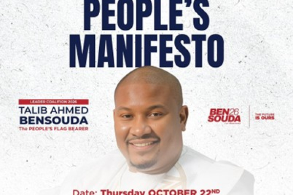 Coalition 2026 to launch ‘The People’s Manifesto’ in Banjul