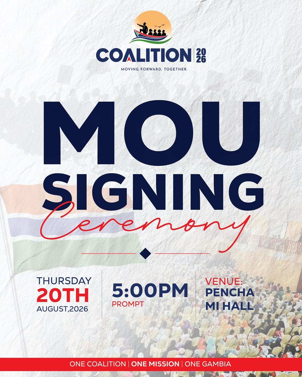 Coalition 2026 to sign historic political alliance agreement