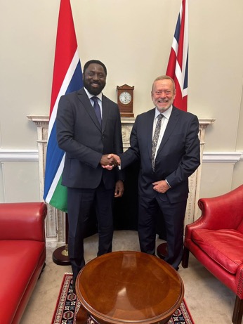 Tangara holds talks with UK Minister for Africa