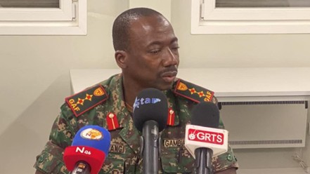 Colonel Lamin K. Sanyang returns as GAF spokesperson