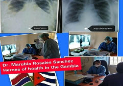 Cuban Health heroes in the Gambia:   Dr. Marubia, three missions saving lives in The Gambia