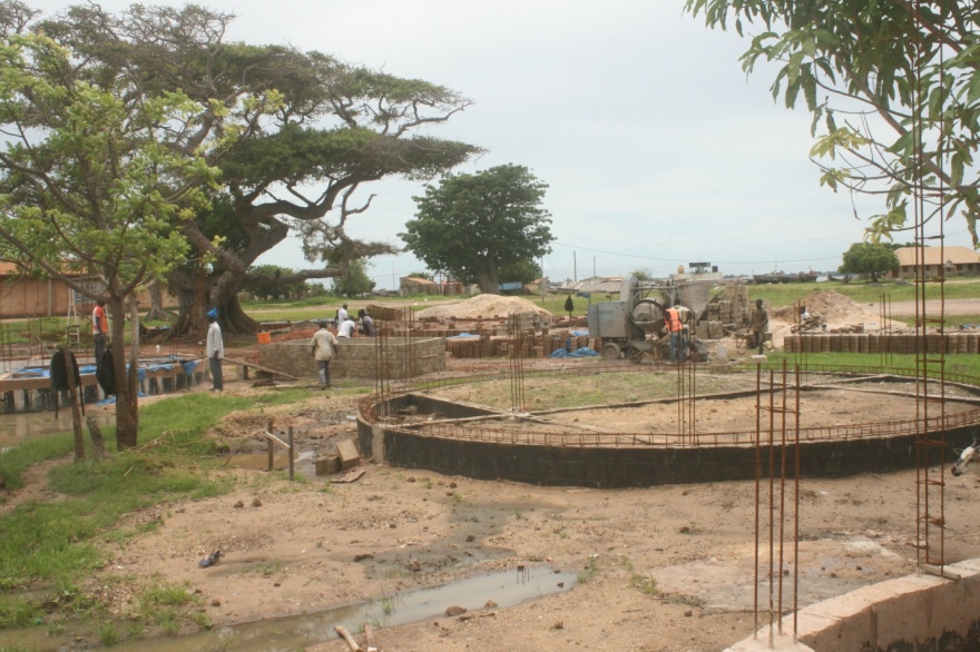 Work in-progress at D.K. Jawara Resort in Barra