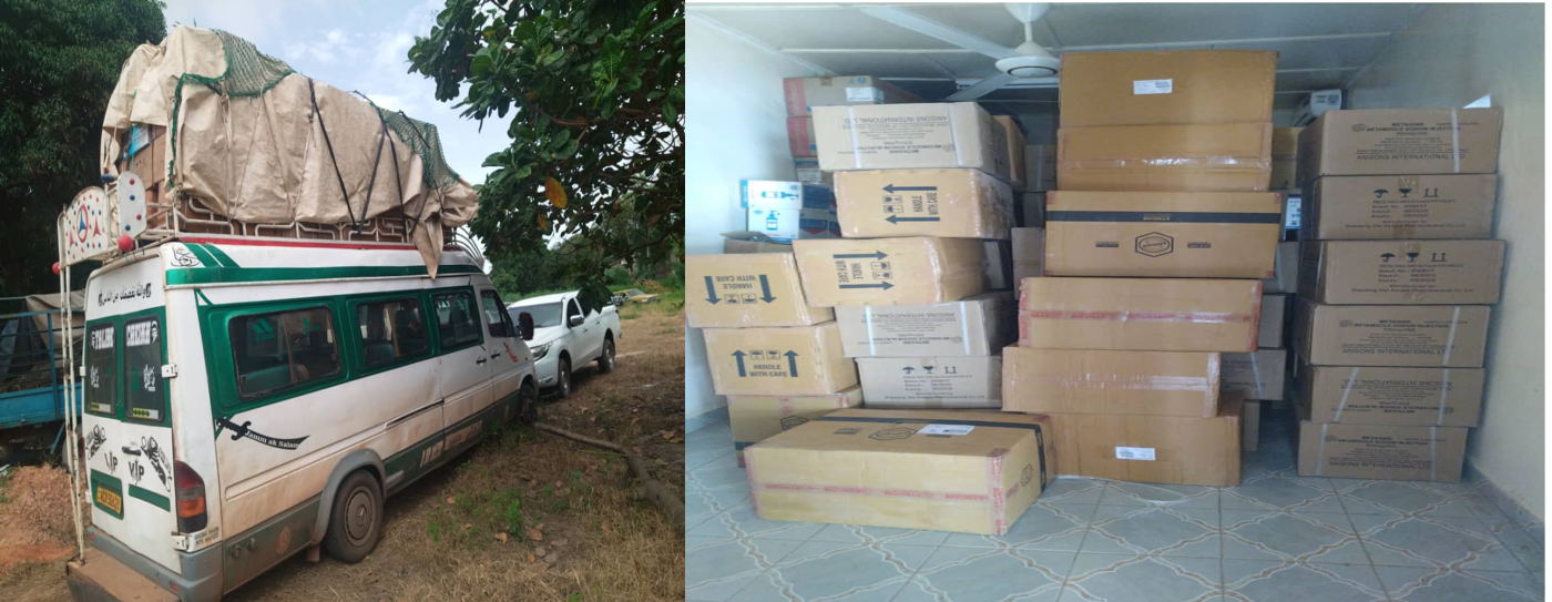DLEAG seizes 125 boxes of medical items in late-night drug bust