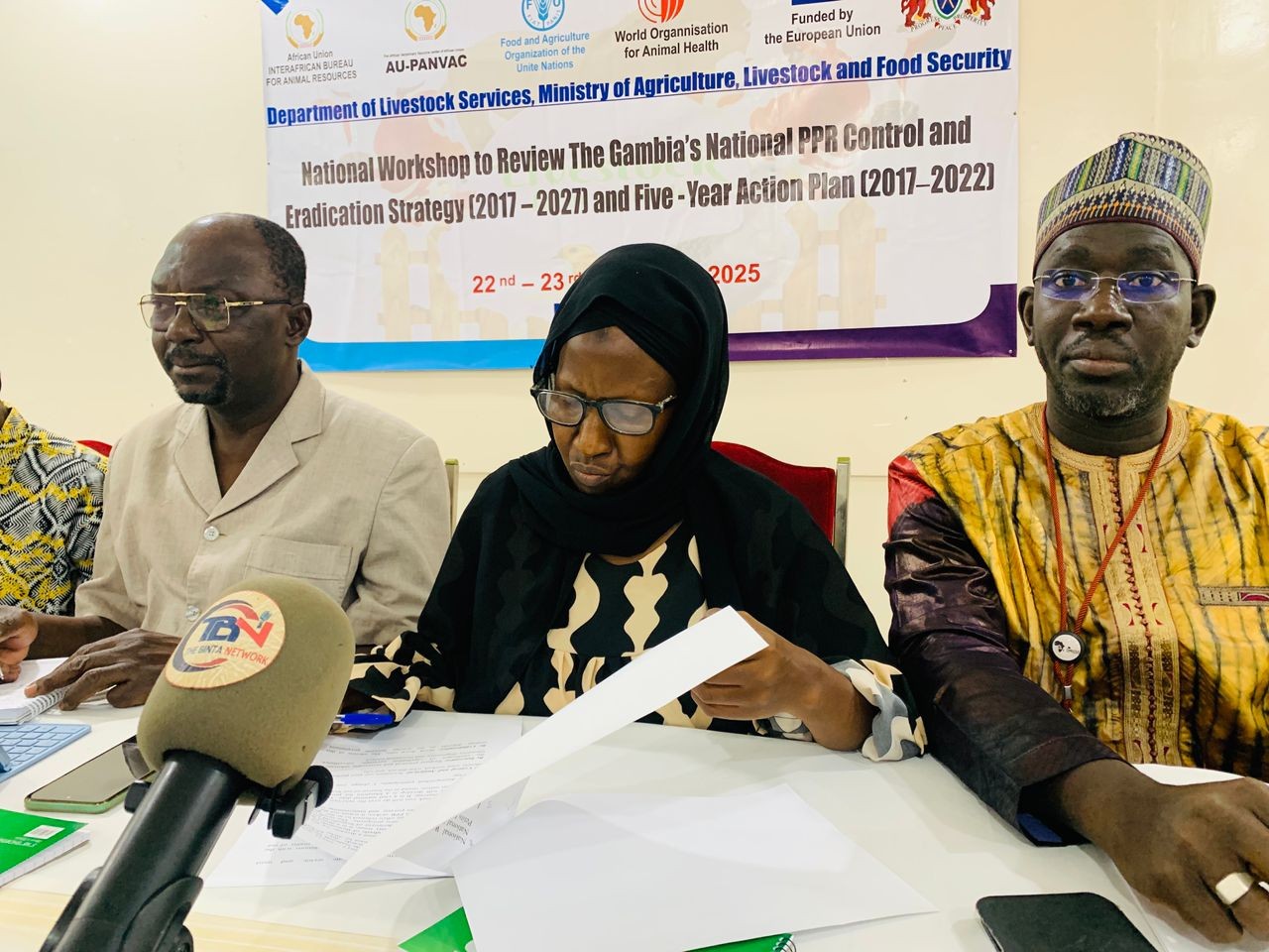 Gambia’s PPR Control Strategy Plans 2017-2027 Validated