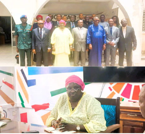 DPS Trawally receives delegation from Nigeria Defence College