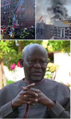UDP consoles bereaved families in tragic fire accident in Bronx, USA