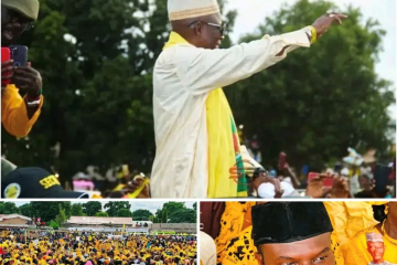 Darboe turns 30-year history into call for change, unity