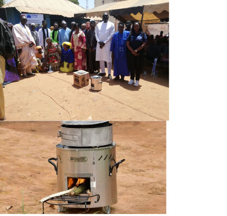 DelAgua Gambia rollouts improved cook stove to rural Gambia