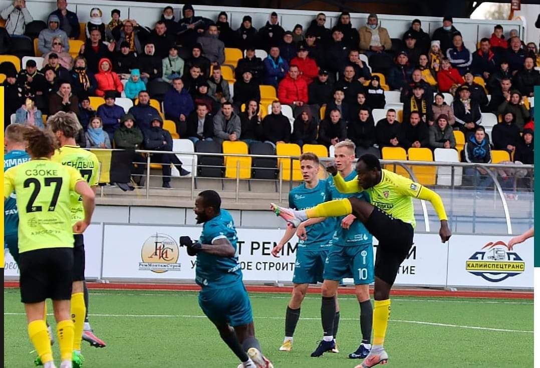Dembo Darboe scores 8th league goal for Belarusian side
