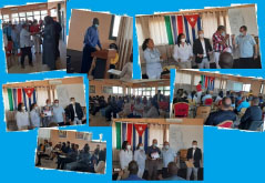Distinguished and congratulated Cuban health professionals in The Gambia