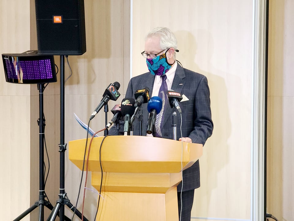 Ambassador Paschall lauds health care improvements, urges maternal health care investments