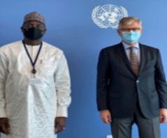 Foreign Minister Dr. Tangara holds talks with the   Under-Secretary-General of the United Nations