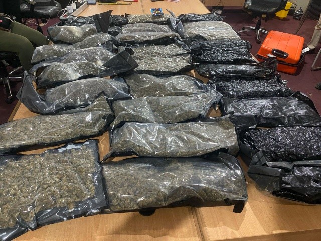 Woman, 22, arrested with 65 packages of cannabis skunk at airport