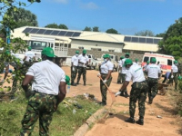 ECOMIG, DLEAG join Kanifing Hospital in sanitation exercise