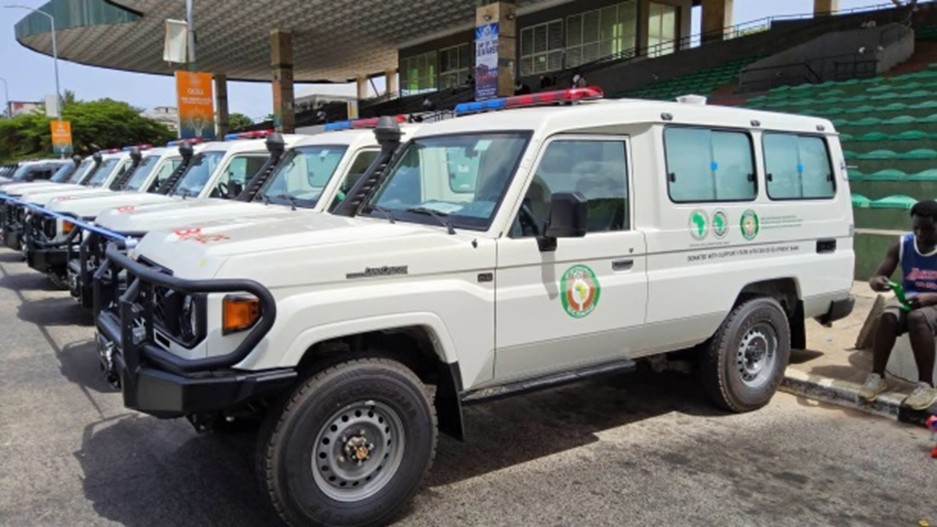 ECOWAS delivers $3.4M health support to Gambia with 10 ambulances, equipment