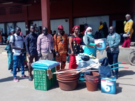 ECOWAS FRSD Gambia Pilot, NACCUG disburse starter kits to 60 artisanal fish processors