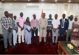 EDUSA students’ delegation calls on Vice President Jallow