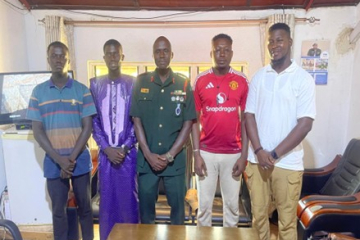 GFF presidential aspirant Colonel Musa Jammeh receives EDUSA