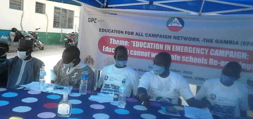 EFANet conclude ‘education in emergency campaign’