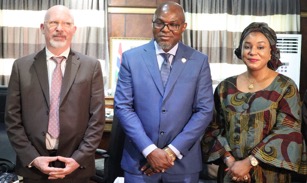 EU ambassador pays courtesy call on VP Jallow