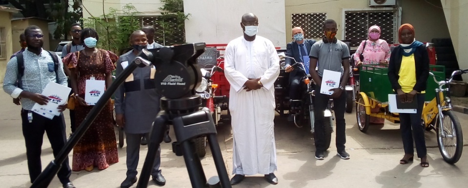 EU gives tricycles and E-Bikes to young Gambia entrepreneurs