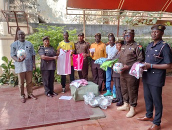 Ebou Jarra, North Stars Academy donate sports gears to Immigration female team