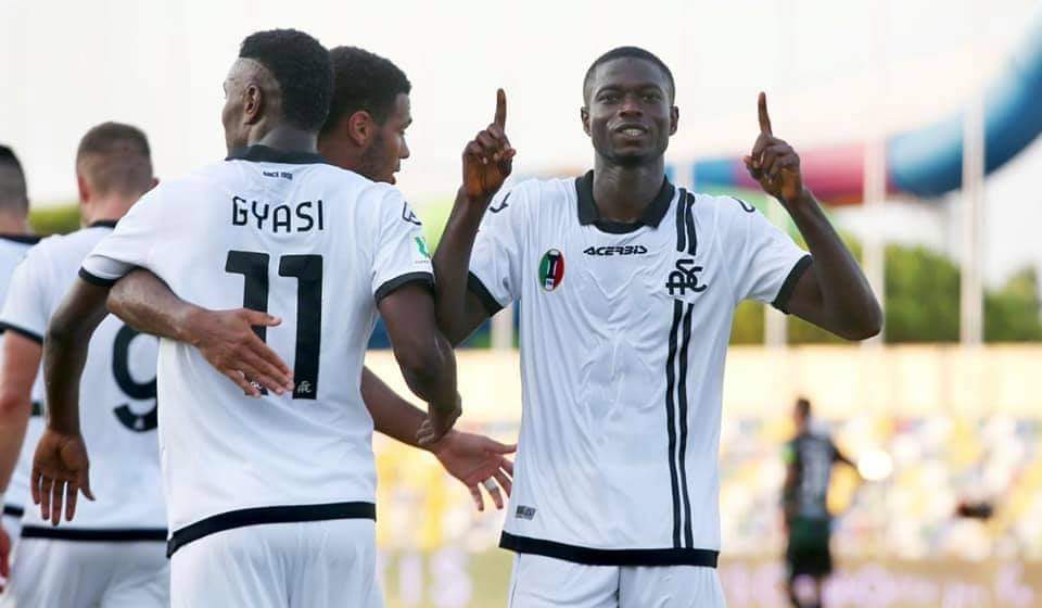Ebrima Colley scores on debut for Spezia