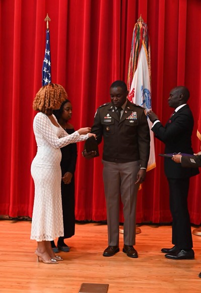 Ebrima FaFa M’Bai decorated as Colonel in U.S. Army