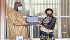 IOM donates equipment to Ministry of Information