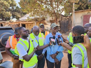 Works Minister warns contractor over Bundung road project delay