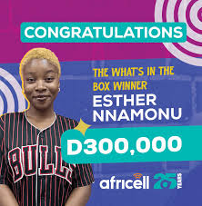 Africell Mystery Box content revealed: A festive surprise for Esther Nnamonu