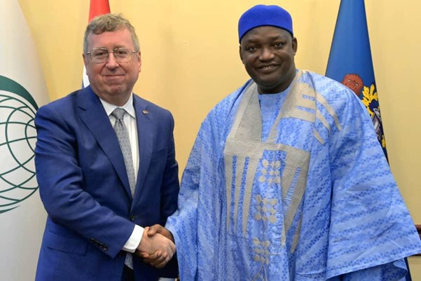 Barrow receives U.S. Embassy Chargé d Affaires, AU Sahel delegation