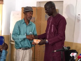 Ex-Gambian athletes donate to School Sports Association