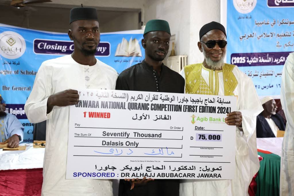 Malick Drammeh wins Abubacarr Jawara’s Quranic competition