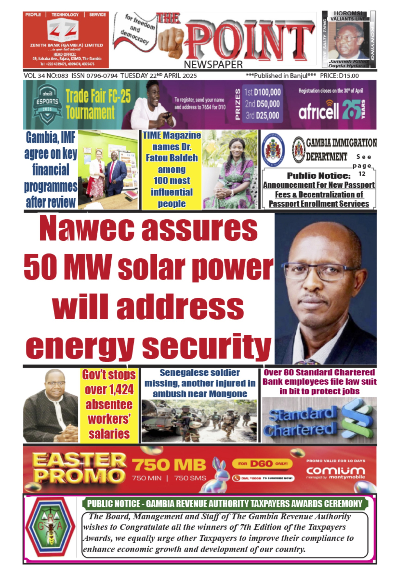 The Point Newspaper 22nd April 2025