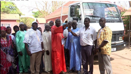 Farmers receive truck, tricycles to enhance market access