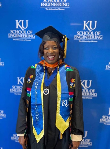 Young Gambian lady achieves rare academic success in US